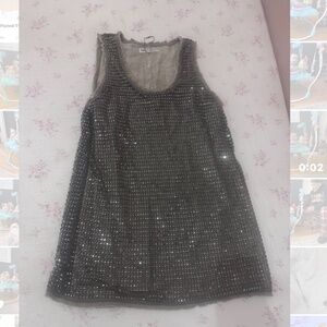 ZARA Rhinestone / Studded Dress (ZW Collection–style)